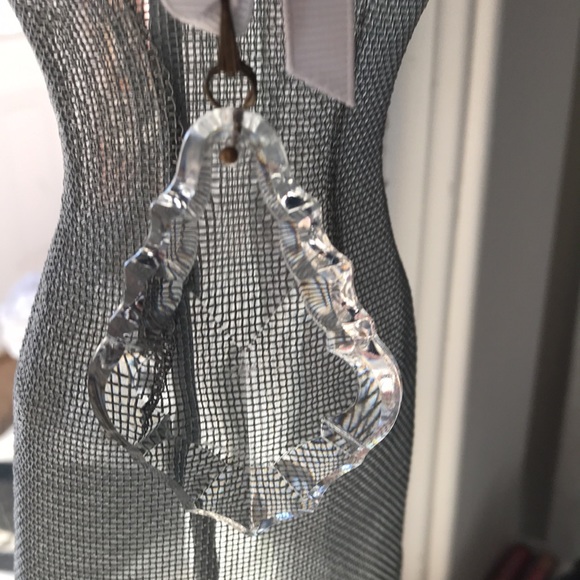 🪴🎍Antique French Flat Back Crystal 🎍🪴 - Picture 3 of 8